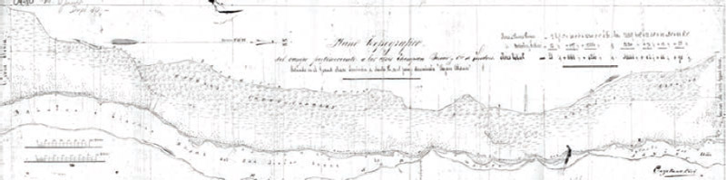 Figura 3: Plano topográfico de Alexandra Colony 1871 perteneciente a la mensura realizada por el agrimensor Livi (Archivo de Protocolos Notariales del Colegio de Escribanos de la Provincia de Santa Fe - Segunda Circunscripción. Rosario. Santa Fe)