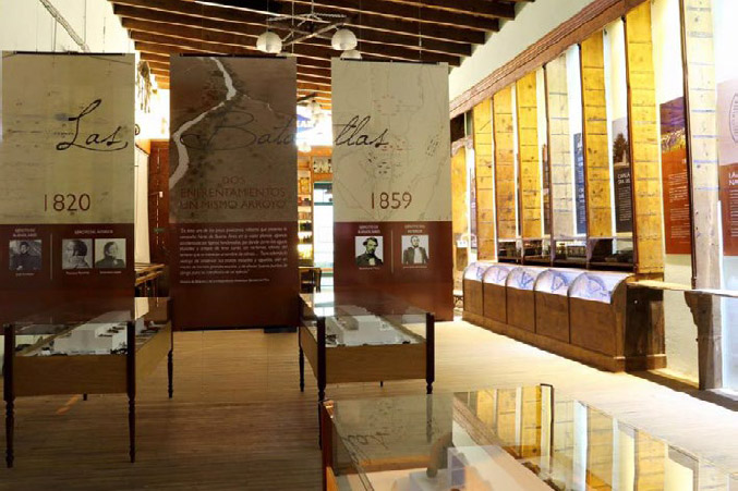Figura 3. Sala de “Las Batallas”, Museo Batallas de Cepeda. Fuente: Prensa, Municipalidad de Pergamino
