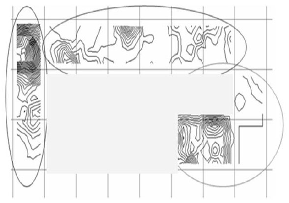 Figura 9. Area de excavación propuesta, tono en Blanco