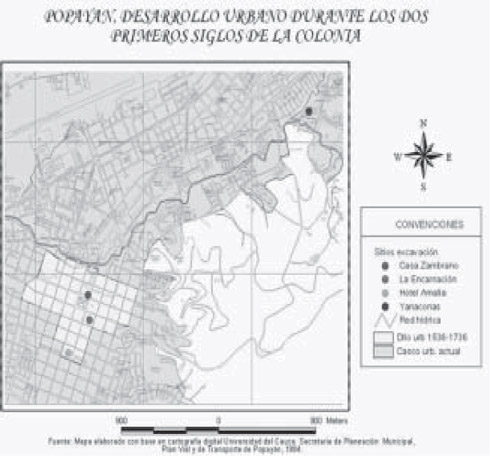 Figura 1. Ubicación de los sitios investigados