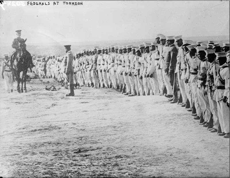 Figura 4. Federales en Torreón. Fuente Library of Congress