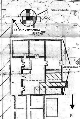 Figura 2. Planta de ubicación de las excavaciones en el Sitio Corralón de Floresta