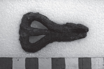 Figura 2. Guimbarda encontrada en excavaciones realizadas en la Ciudad de Buenos Aires
