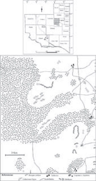 Figura 5. Reconstrucción de la Sección VIII C, sector noroeste del área de estudio